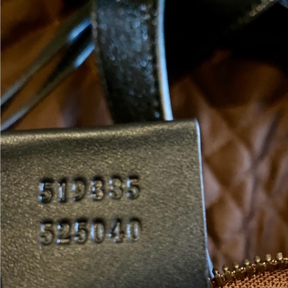 Gucci Ophelia Black and Brown Logo Suede Tote Shoulder Bag NWT in Box - Picture 11 of 12